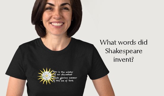 what words did Shakespeare invent