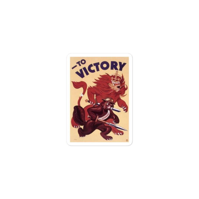 Canada to Victory Stickers