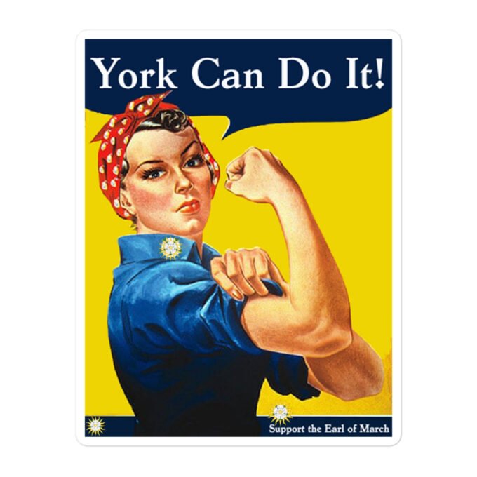 York Can Do It Stickers