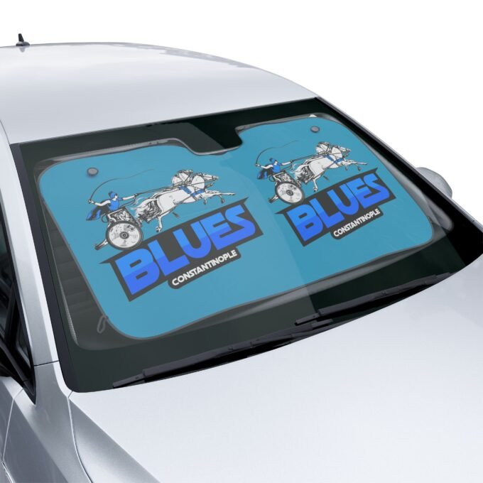 Blues Car Sun Shade