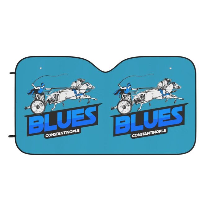 Blues Car Sun Shade